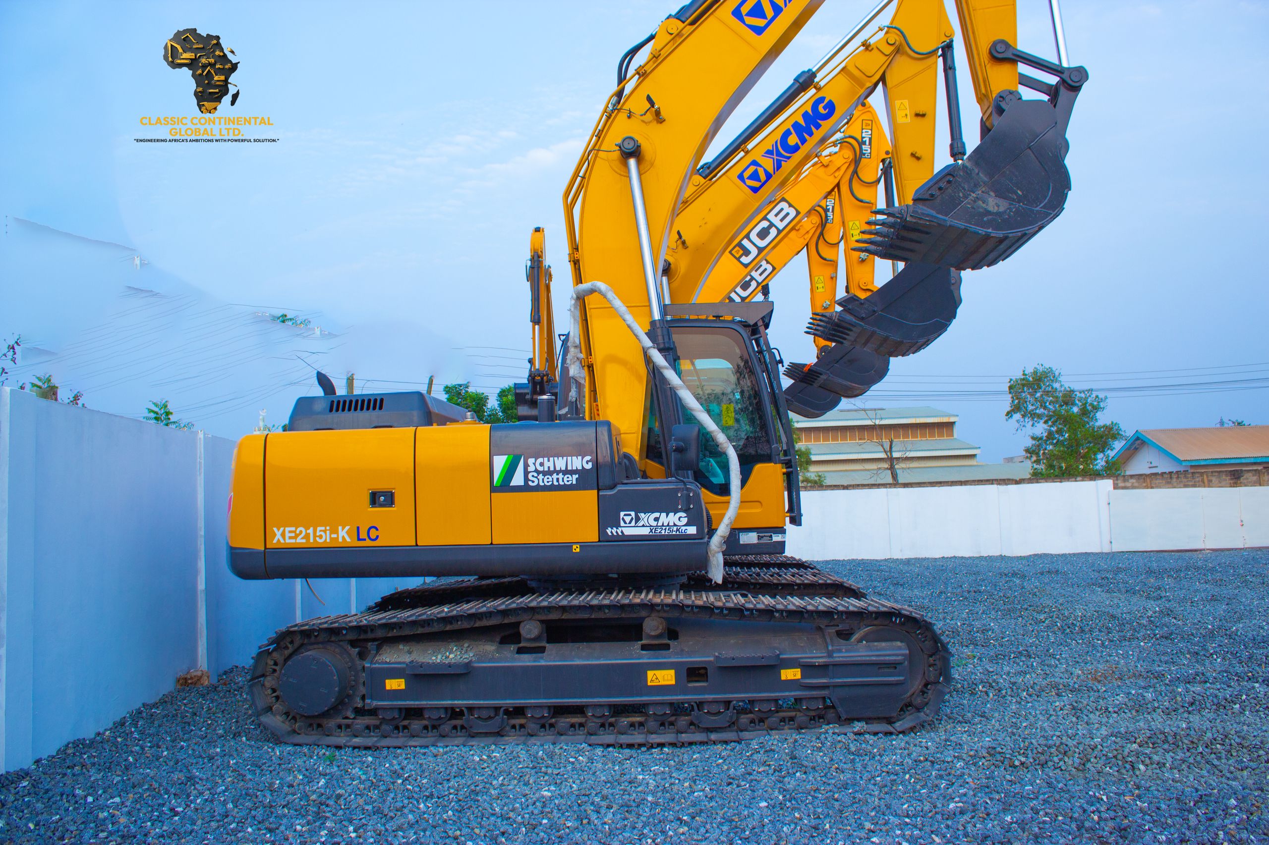 XCMG XE215 excavator at CCGL facility